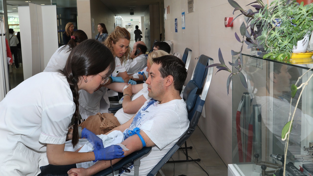 Las donaciones de sangre en Castilla y León aumentan un 2,8 % en el primer semestre de 2025 respecto a 2024