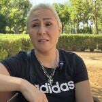 Cris, la expareja y víctima del maltratador sevillano que se cambió de género en el Registro Civil, que pasó de llamarse Cándido a Candy, durante una entrevista con EFE en la que explica que el ingreso en prisión de esta persona desde el pasado fin de semana, tras una sentencia en firme, le ha permitido respirar tras una situación en la que ha pasado "mucho miedo” y un proceso judicial y de denuncias que, para ella, “fue una cuestión de supervivencia”, este martes en Camas (Sevilla). 