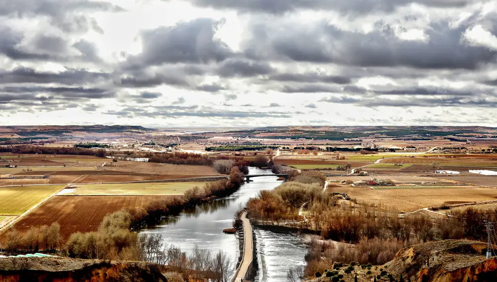 Vista aérea del Duero