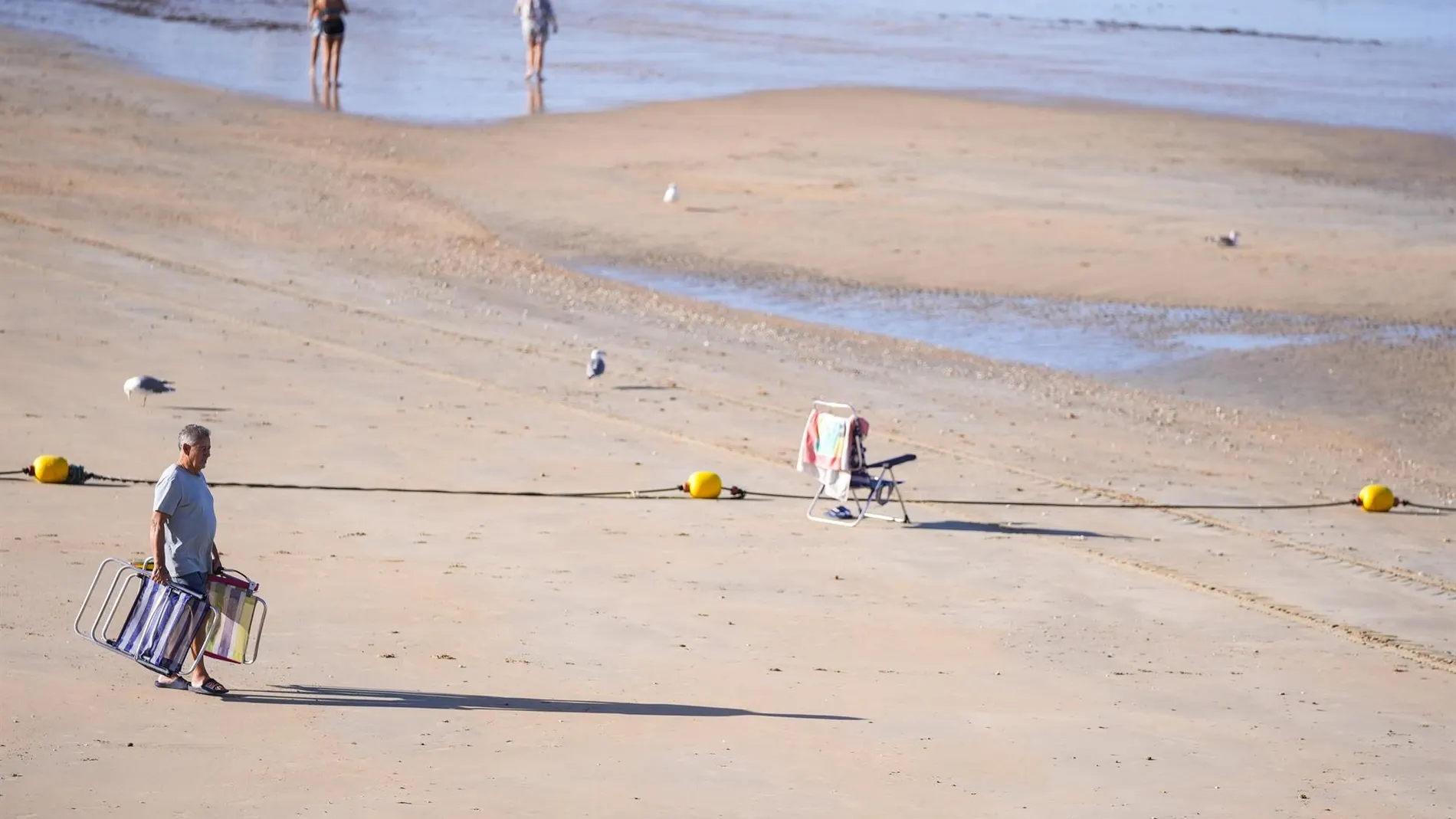 Playa de Getares, en Algeciras (Cádiz)
