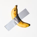 El famoso plátano con cinta de carrocero de Maurizio Cattelan