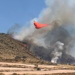 Incendios.- AMP.- Evolucionan favorablemente los incendios forestales de Ibi y Villena (Alicante), ya estabilizados