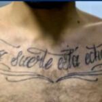 Uno de los tatuajes de Álvaro Pasquín