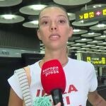 Alejandra Rubio llega a Madrid tras sus vacaciones en Ibiza