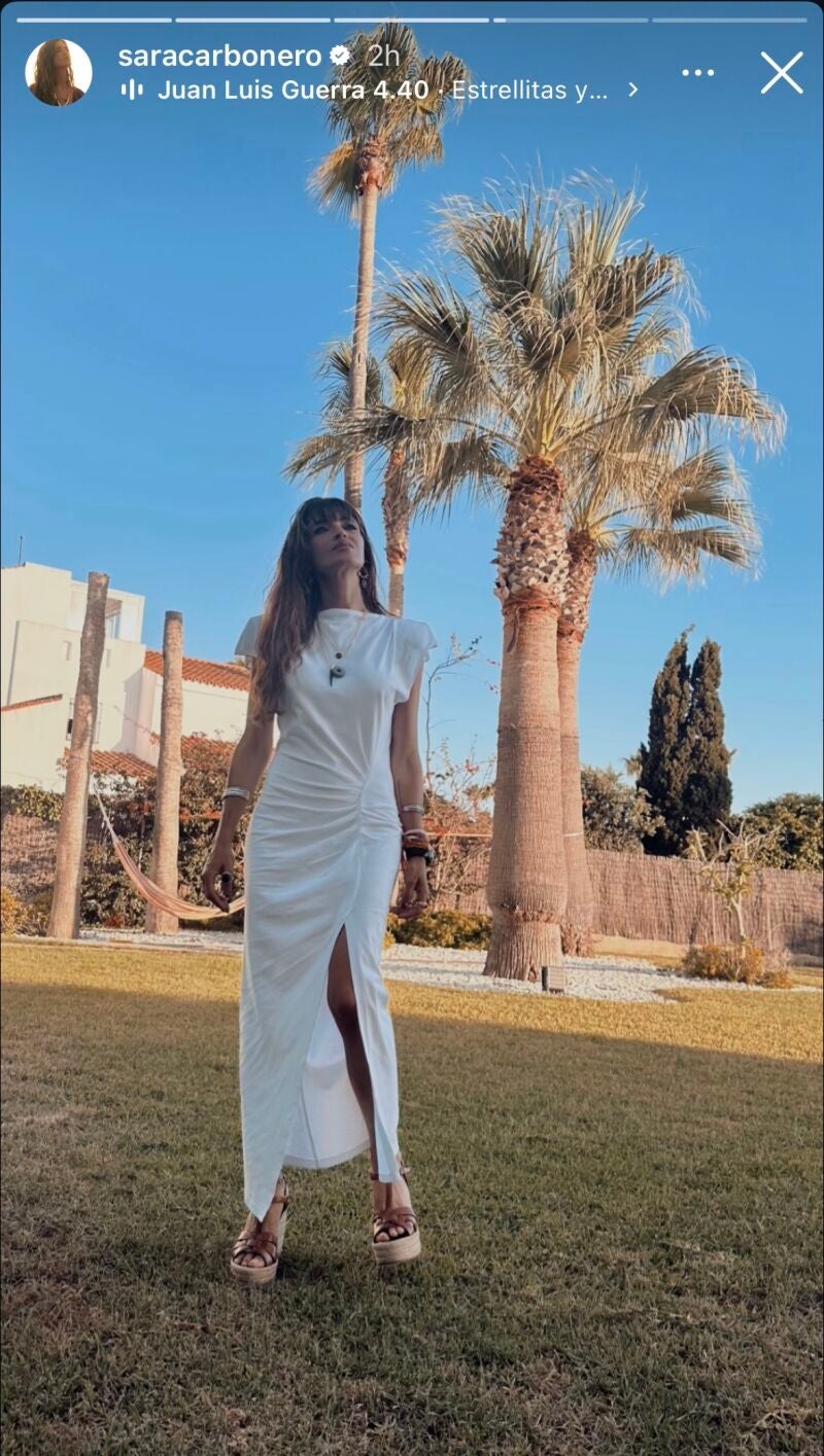 El look de Sara Carbonero en Cádiz.