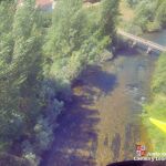 Paraje donde fue localizado el cadáver del pescador