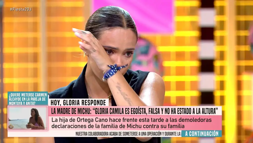 Gloria Camila en "Fiesta"