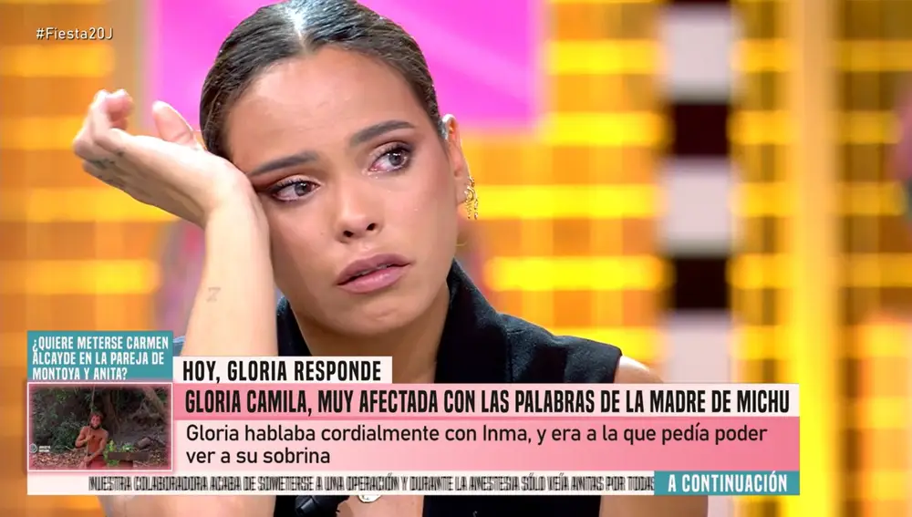 Gloria Camila en "Fiesta"