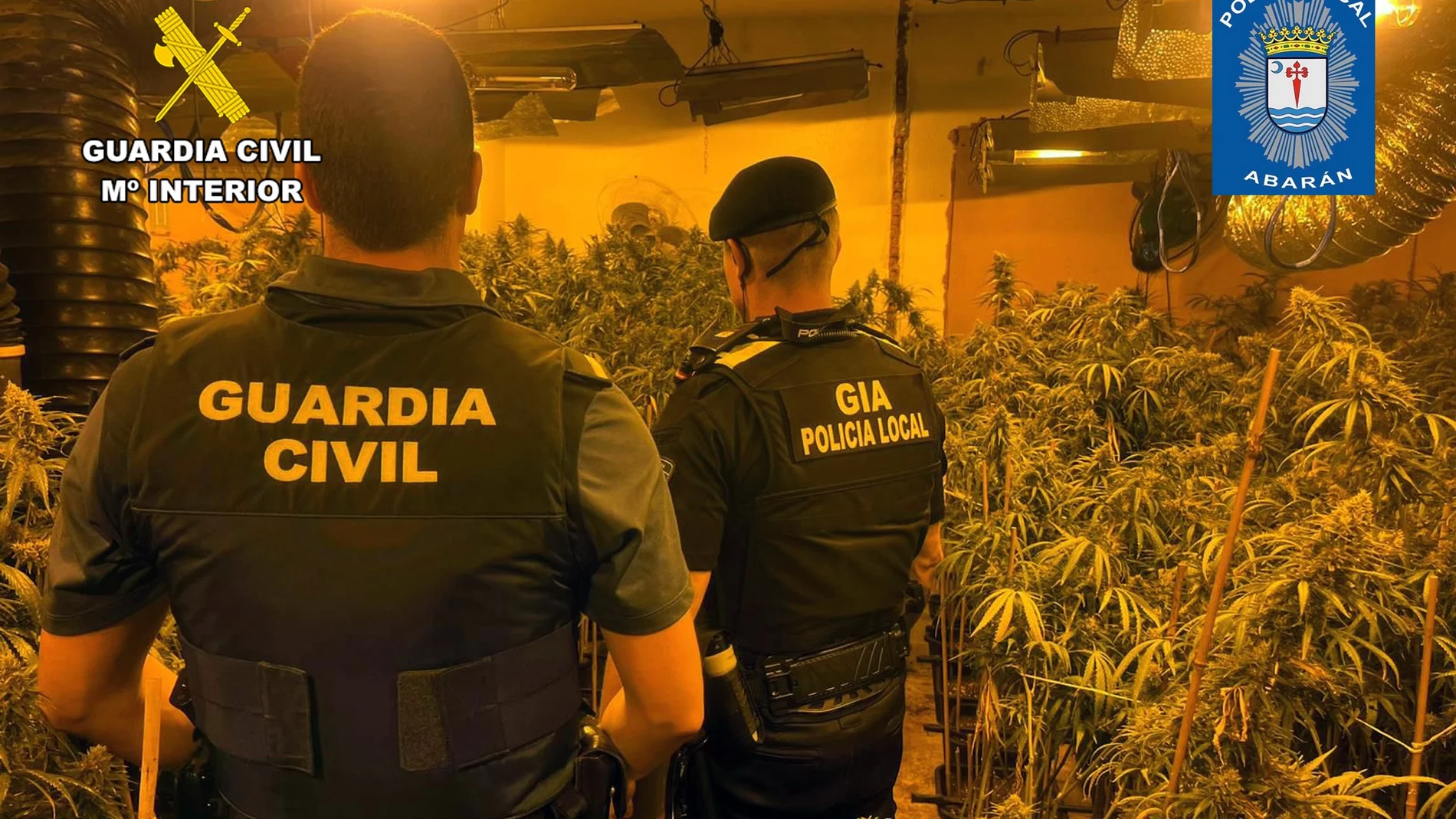 Imagen de la intervención desarrollada por la Policía Local de Abarán y la Guardia Civil REMITIDA / HANDOUT por Guardia Civil Fotografía remitida a medios de comunicación exclusivamente para ilustrar la noticia a la que hace referencia la imagen, y citando la procedencia de la imagen en la firma 20/07/2025