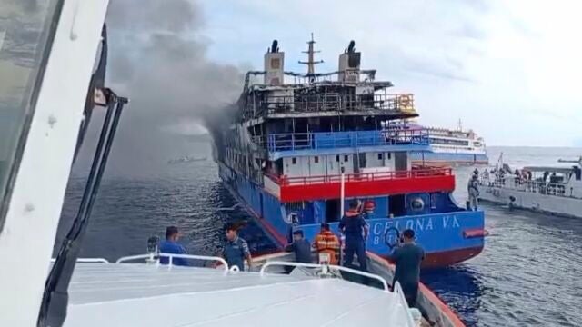 Indonesia Ship Fire
