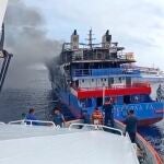 Indonesia Ship Fire
