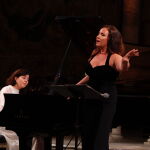 La soprano búlgara Sonya Yoncheva en el escenario de Perelada