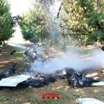 Sucesos.- Un herido grave y otro menos grave en un accidente de avioneta en Mollerussa (Lleida)