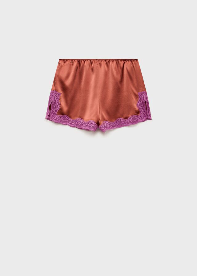 Shorts seda puntilla contratono.