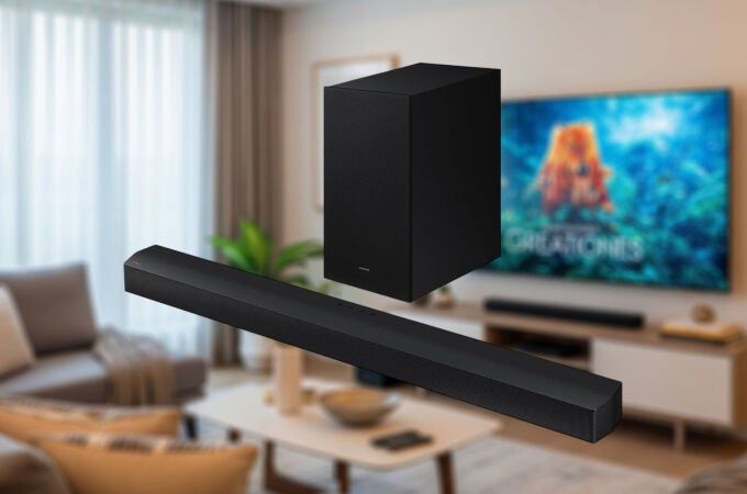La barra de sonido Samsung HW-B650D es compatible Dolby Atmos y DTS Virtual:X