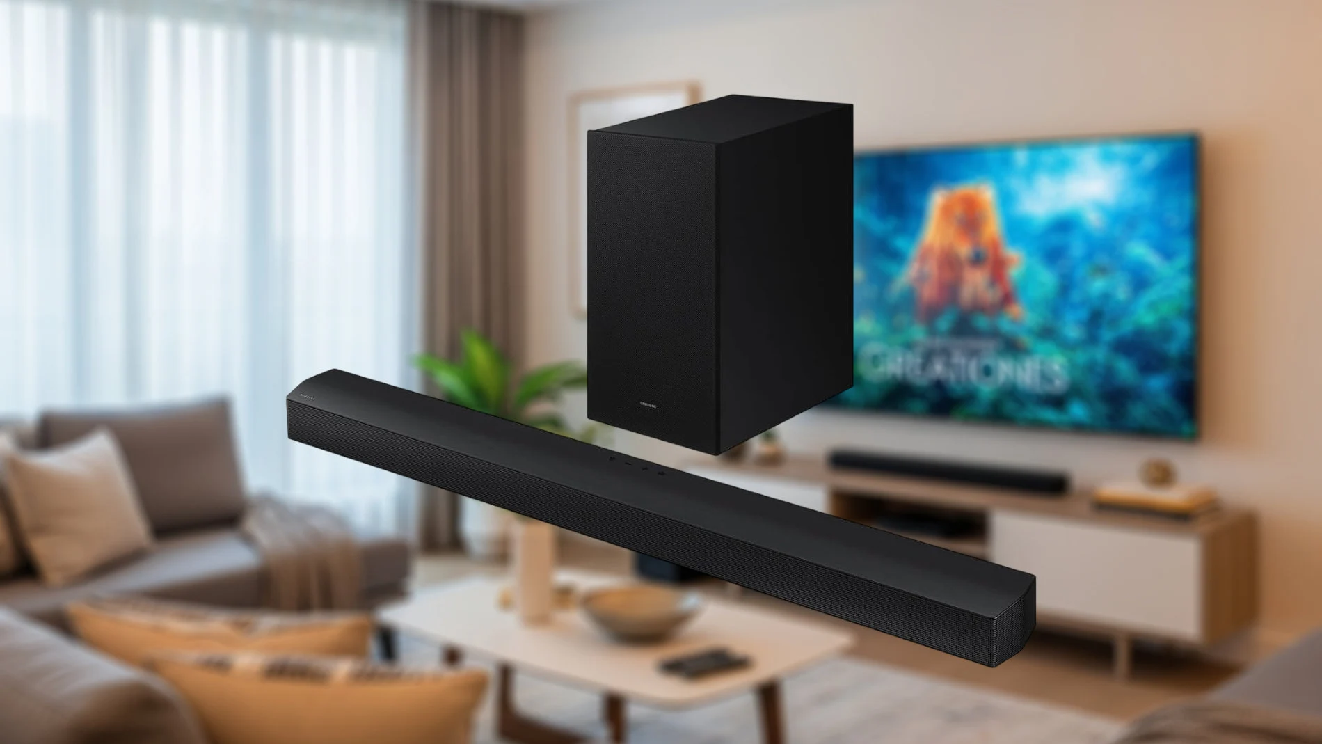 La barra de sonido Samsung HW-B650D es compatible Dolby Atmos y DTS Virtual:X