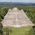El palacio real de Caracol, en Belice