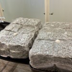 Los estupefacientes hallados por los agentes
