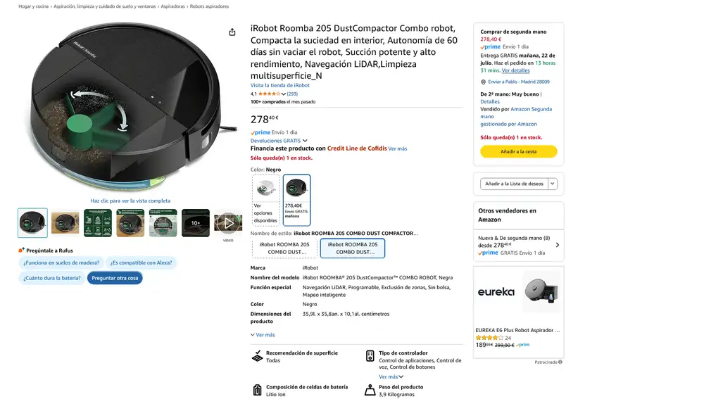 Disponible en Amazon a un precio más barato