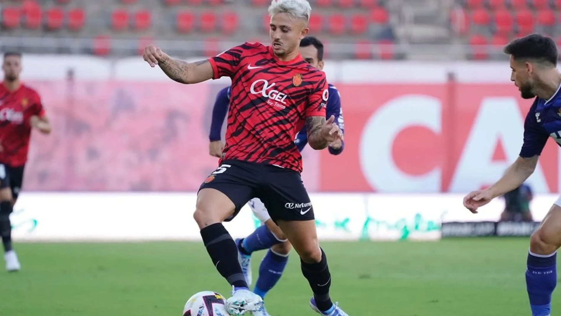 Pablo Maffeo con el Real Mallorca