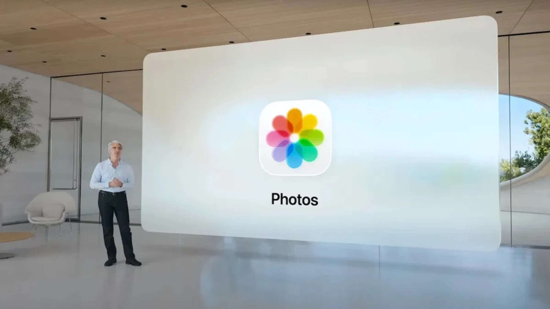 Presentación de las novedades en Fotos en la WWDC 2025