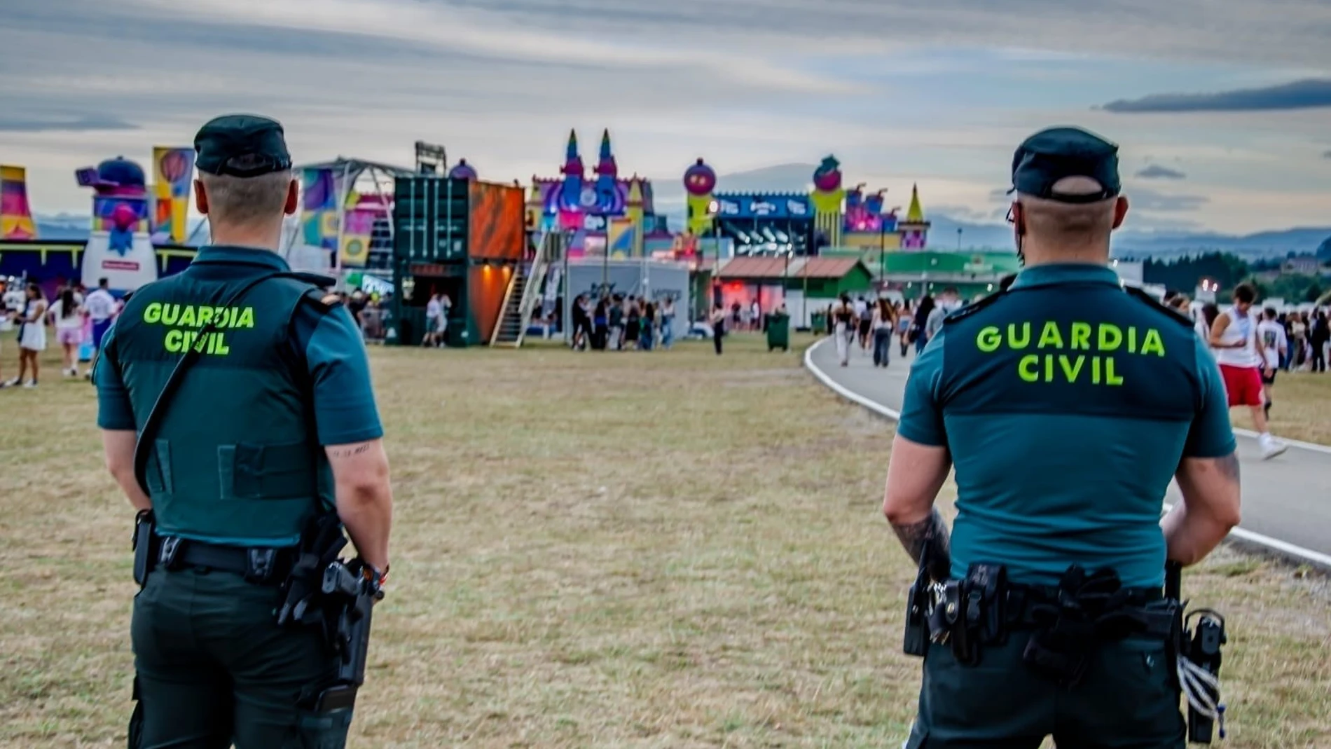 Dispositivo de la Guardia Civil en el Boombastic. REMITIDA / HANDOUT por Guardia Civil Fotografía remitida a medios de comunicación exclusivamente para ilustrar la noticia a la que hace referencia la imagen, y citando la procedencia de la imagen en la firma 21/07/2025