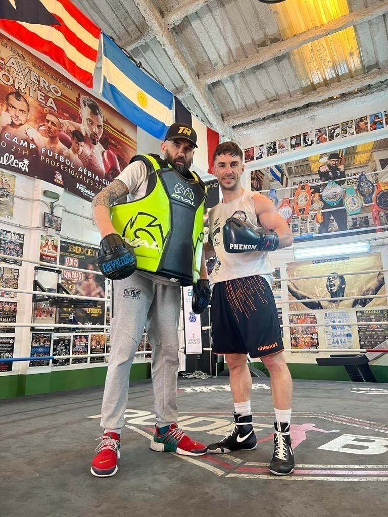 Sento Martínez junto a Jairo Noriega