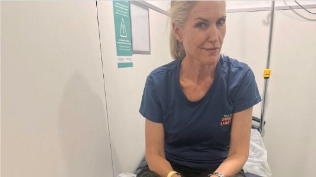 Judit Mascó tras haber pasado por quirófano