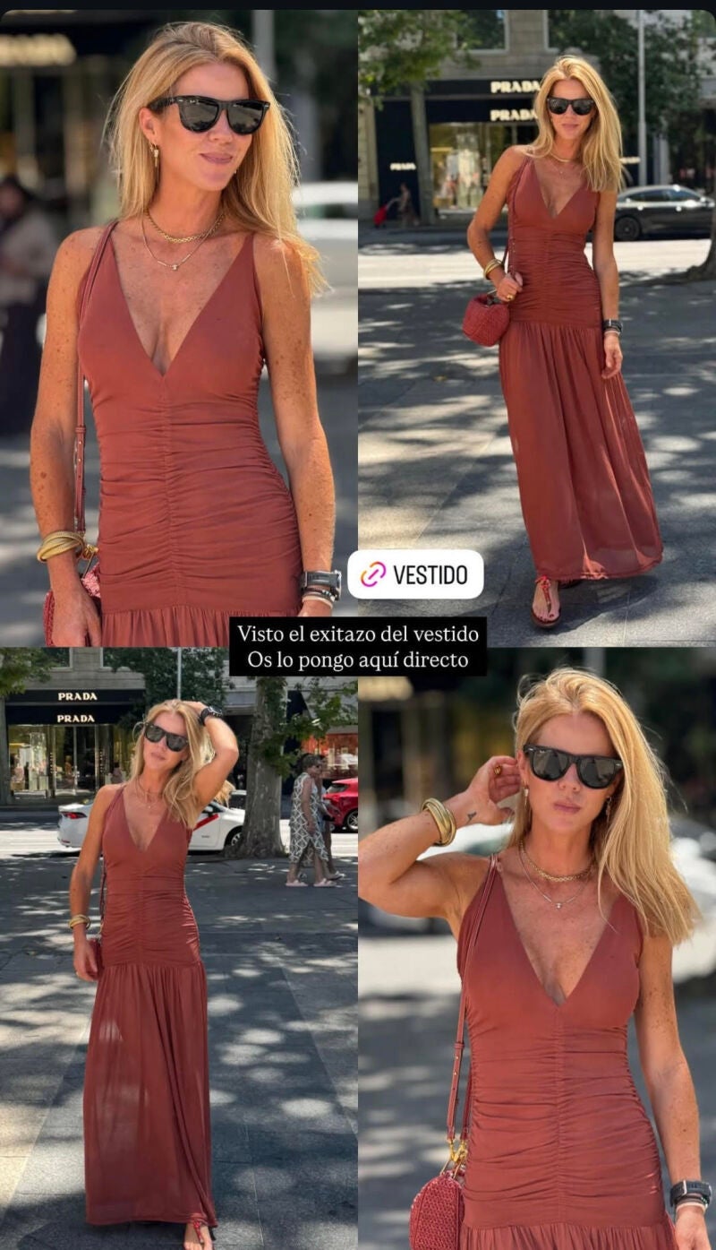 El vestido de Amelia Bono.