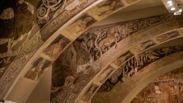 El MNAC afirma que los estudios "corroboran" la fragilidad de las pinturas de Sijena