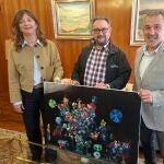 José de León dona a la Universidad leonesa una obra de la serie ‘Las mil y una noches’
