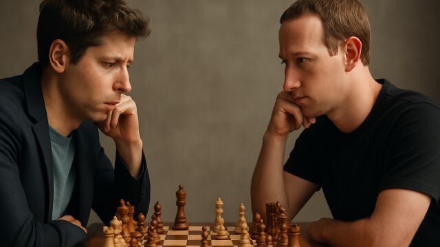 Sam Altman y Mark Zuckerberg