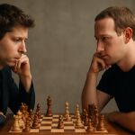 Sam Altman y Mark Zuckerberg