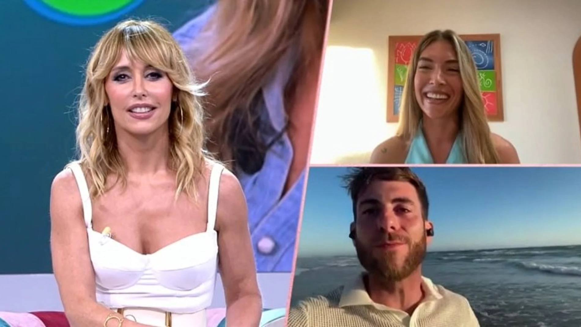 Emma García conecta en 'Fiesta' con los nuevos presentadores del verano