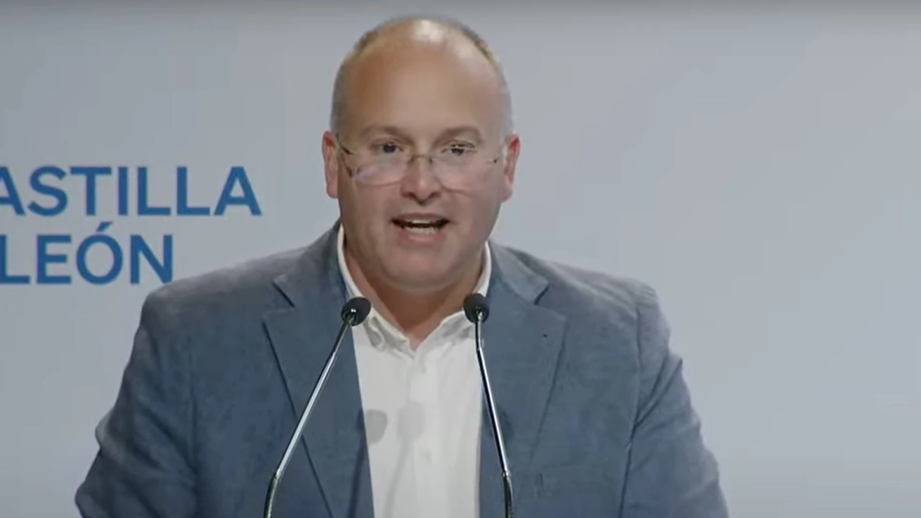 Miguel Tellado, secretario general del PP, interviene en el Comité Ejecutivo de los populares de Castilla y León
