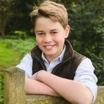 Retrato del príncipe George por su 12 cumpleaños