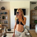 Amelia Bono y su look para la playa.