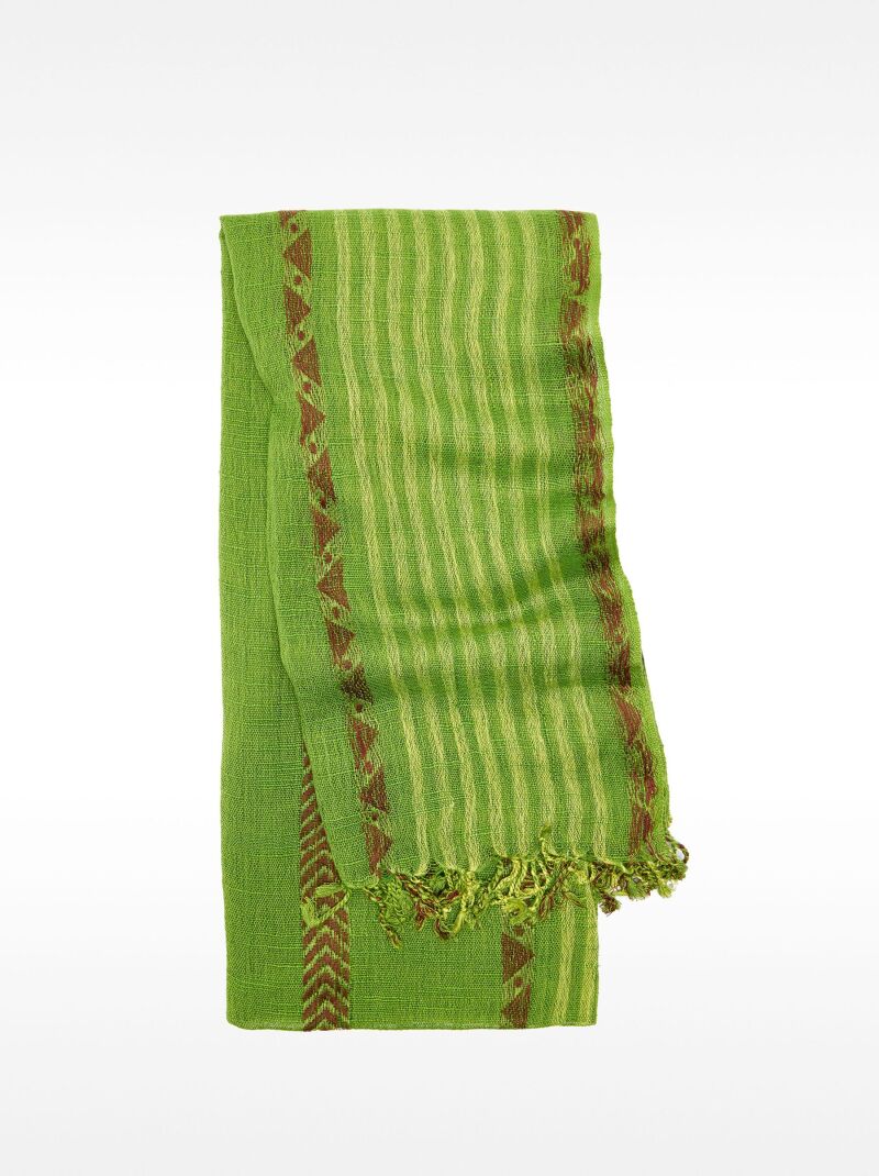 Pañuelo de algodón estampado.