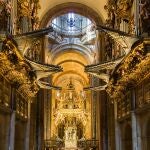 Inauguración de la iluminacion de la Catedral de Santiago, en 2021