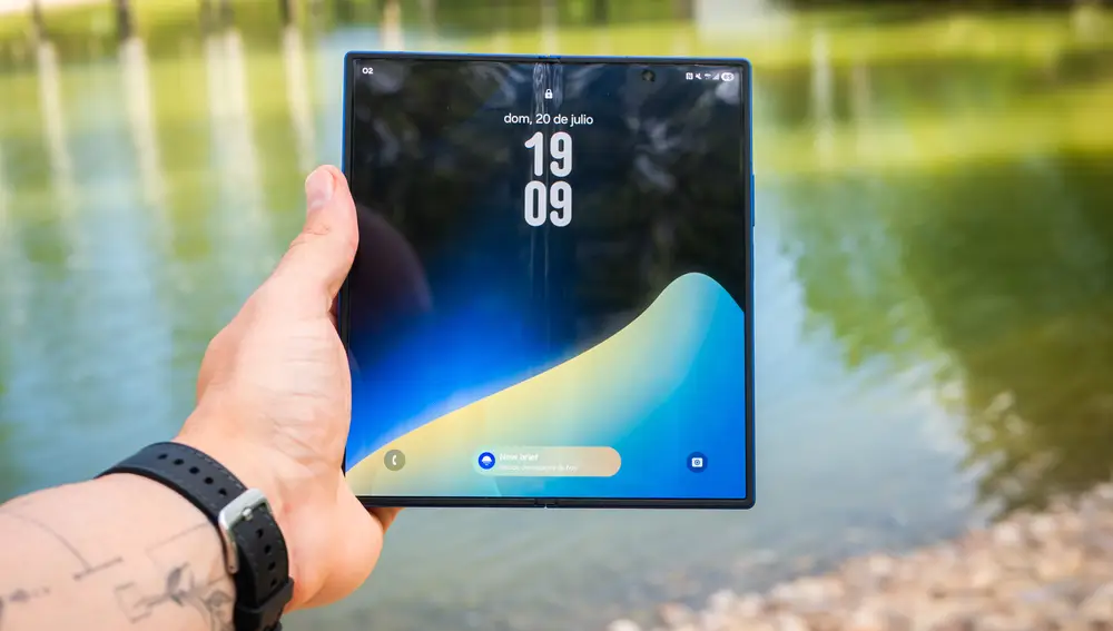La pantalla interna del Samsung Galaxy Z Fold7