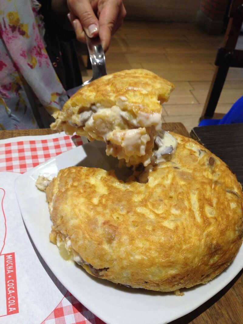 Otra de las brutales tortillas de este lugar
