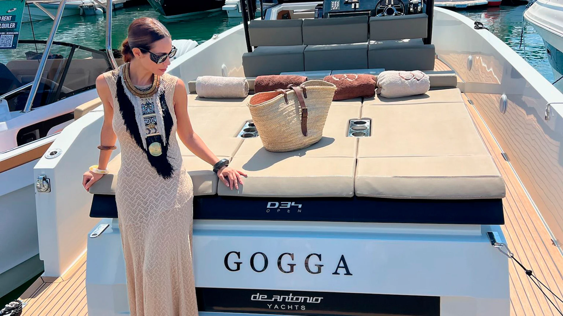 Tamara Gorro y su negocio de alquiler de barcos