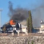 Incendio en Barbastro