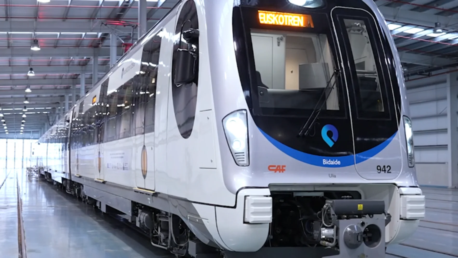 Unidad de uno de los trenes fabricados por CAF