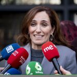 La ministra Mónica García, en el Congreso