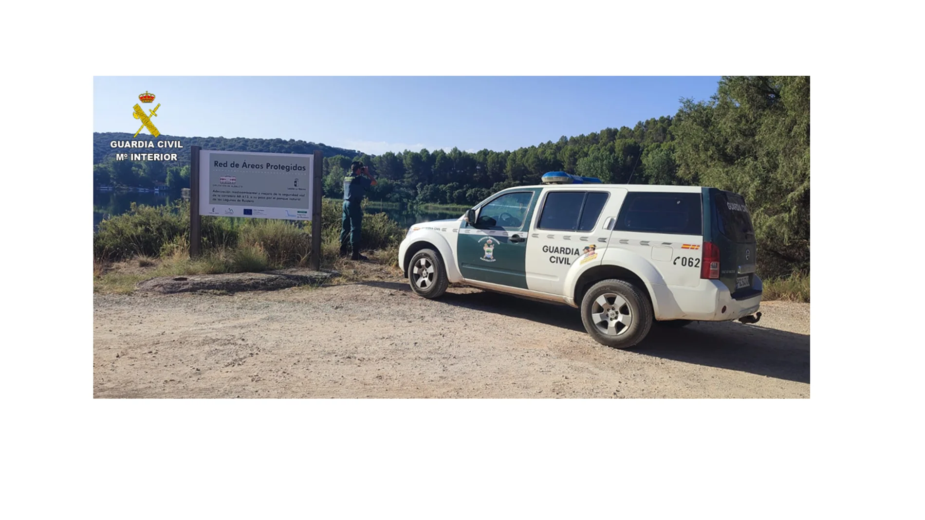 La Guardia Civil auxilia a una familia en el Parque Natural de Las Lagunas de Ruidera