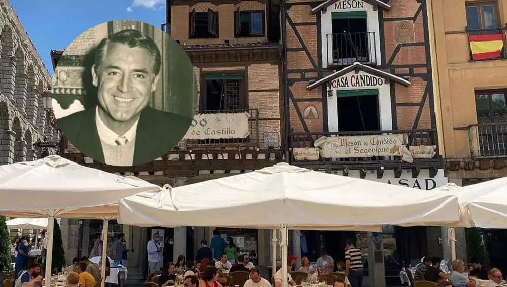 El mítico actor Cary Grant fue uno de los clientes del Mesón Cándido