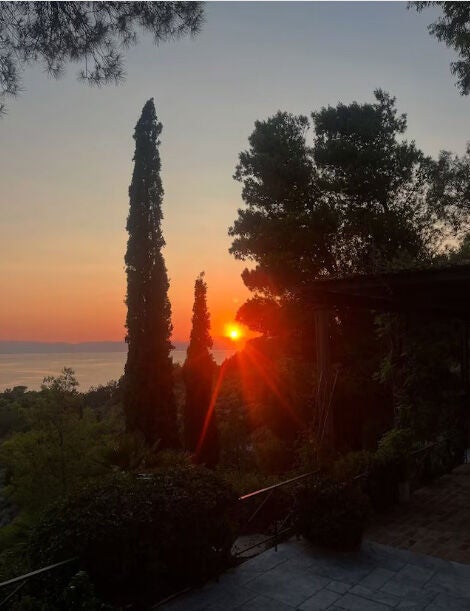 Una de las fotos compartidas por Sofía Palazuelo en sus vacaciones