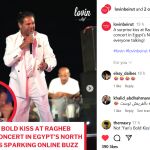 Egipto suspende a un popular cantante por el beso de una fan en un concierto