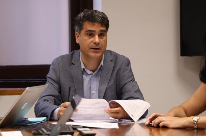 El concejal de Hacienda y portavoz municipal en el Ayuntamiento de Toledo, Juan José Alcalde.